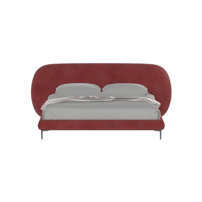 Bolzano Upholstered Bed with Curved Headboard