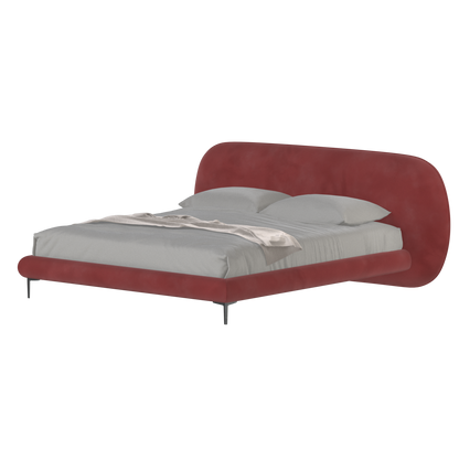 Bolzano Upholstered Bed with Curved Headboard