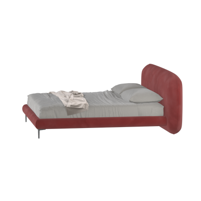Bolzano Upholstered Bed with Curved Headboard