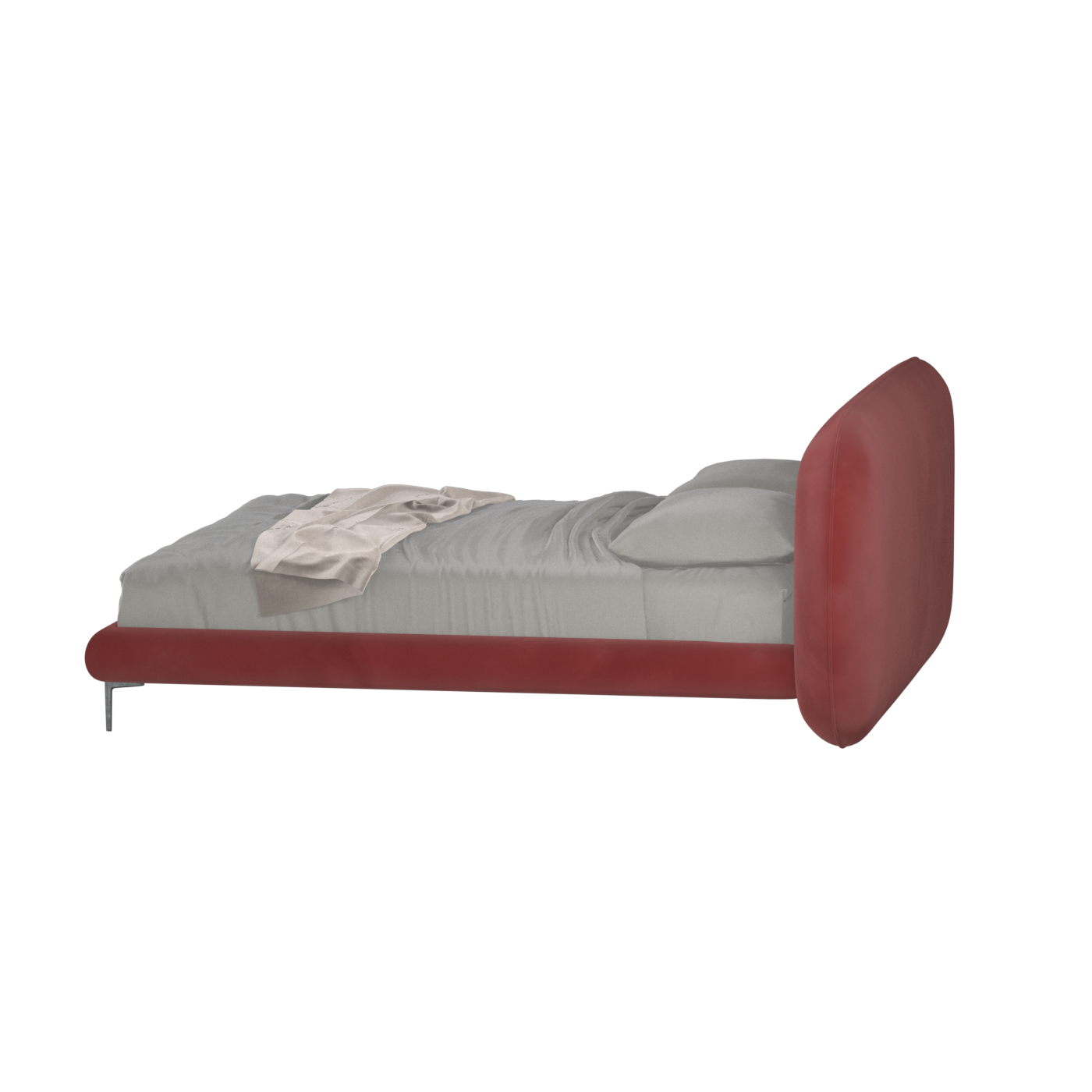 Bolzano Upholstered Bed with Curved Headboard