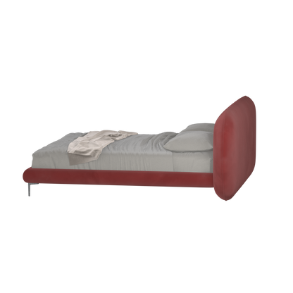 Bolzano Upholstered Bed with Curved Headboard