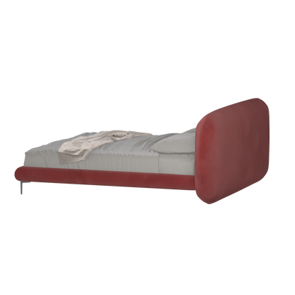 Bolzano Upholstered Bed with Curved Headboard