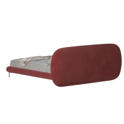 Bolzano Upholstered Bed with Curved Headboard