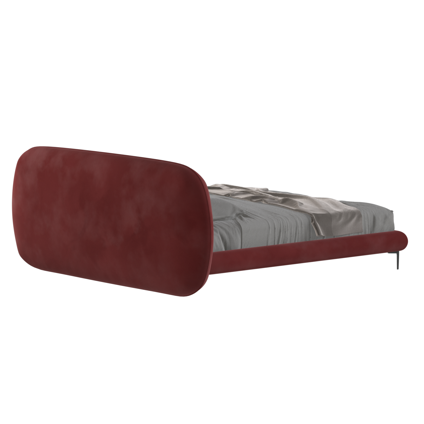 Bolzano Upholstered Bed with Curved Headboard
