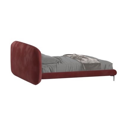 Bolzano Upholstered Bed with Curved Headboard