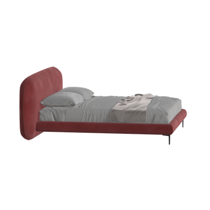 Bolzano Upholstered Bed with Curved Headboard