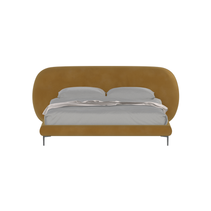 Bolzano Upholstered Bed with Curved Headboard