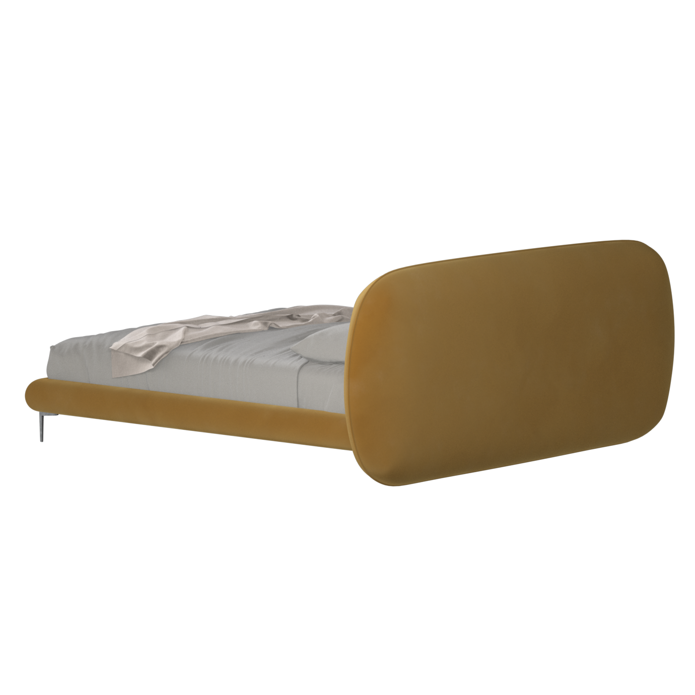 Bolzano Upholstered Bed with Curved Headboard
