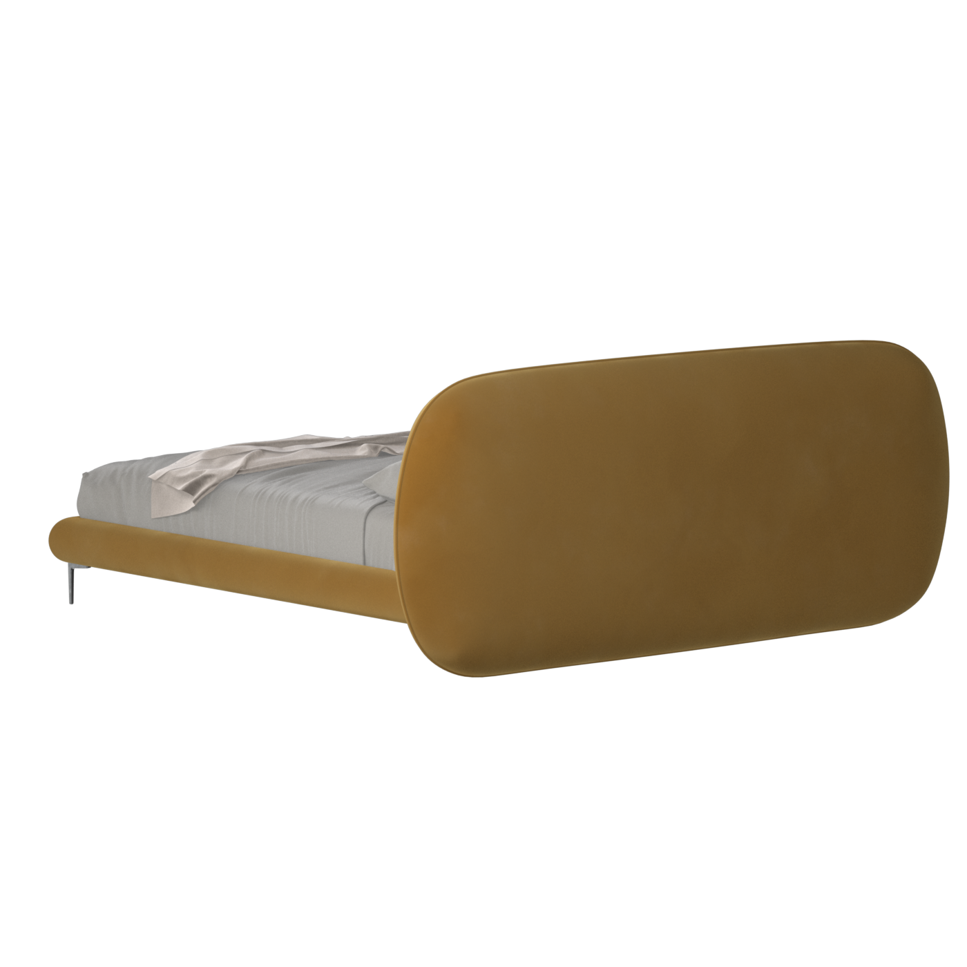 Bolzano Upholstered Bed with Curved Headboard