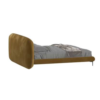 Bolzano Upholstered Bed with Curved Headboard