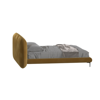 Bolzano Upholstered Bed with Curved Headboard