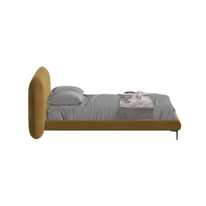 Bolzano Upholstered Bed with Curved Headboard