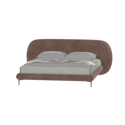 Bolzano Upholstered Bed with Curved Headboard