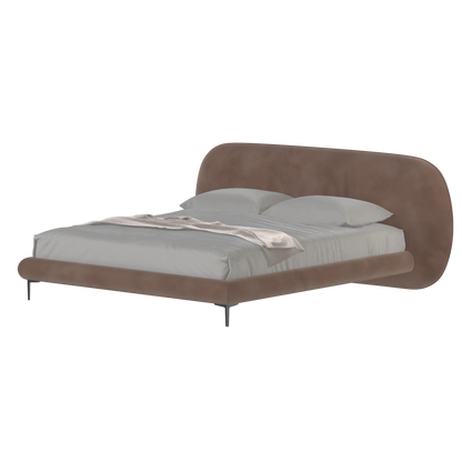 Bolzano Upholstered Bed with Curved Headboard