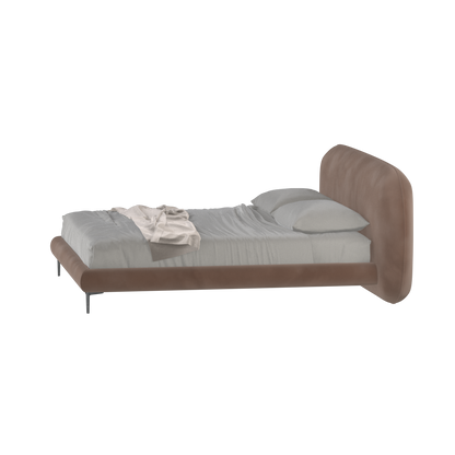 Bolzano Upholstered Bed with Curved Headboard