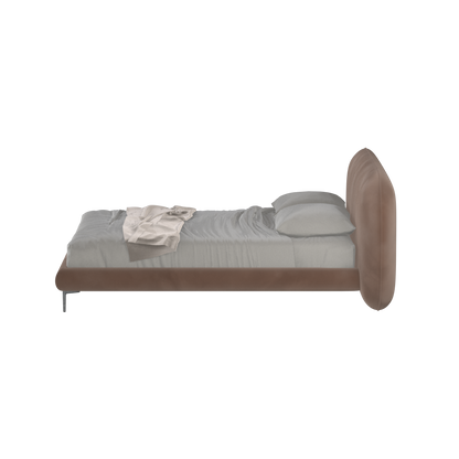 Bolzano Upholstered Bed with Curved Headboard