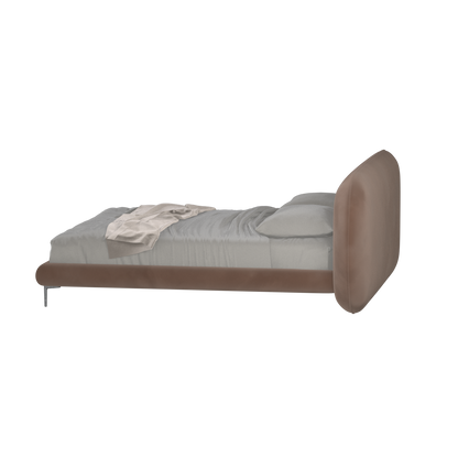 Bolzano Upholstered Bed with Curved Headboard