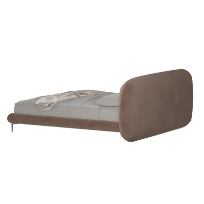 Bolzano Upholstered Bed with Curved Headboard