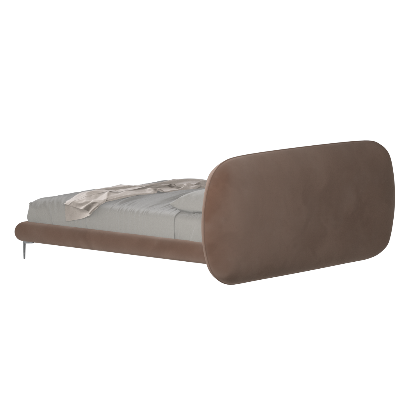 Bolzano Upholstered Bed with Curved Headboard