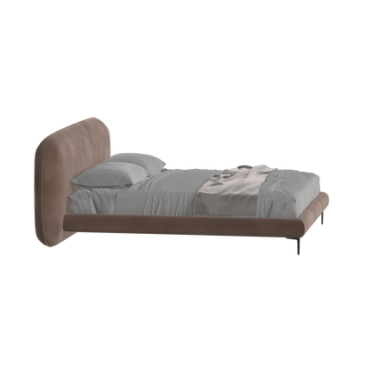 Bolzano Upholstered Bed with Curved Headboard