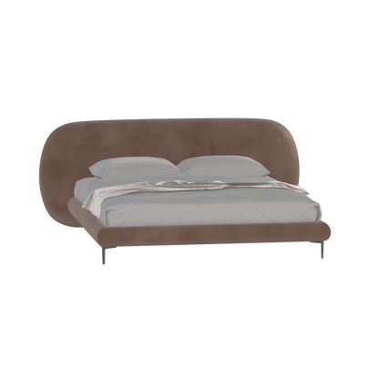 Bolzano Upholstered Bed with Curved Headboard