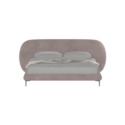 Bolzano Upholstered Bed with Curved Headboard