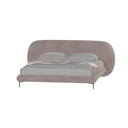 Bolzano Upholstered Bed with Curved Headboard