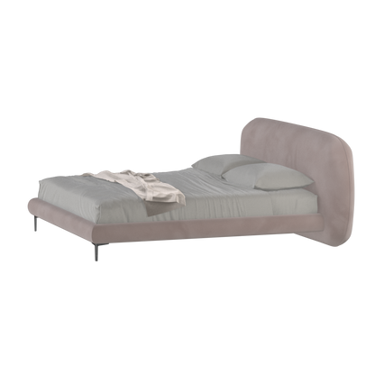 Bolzano Upholstered Bed with Curved Headboard