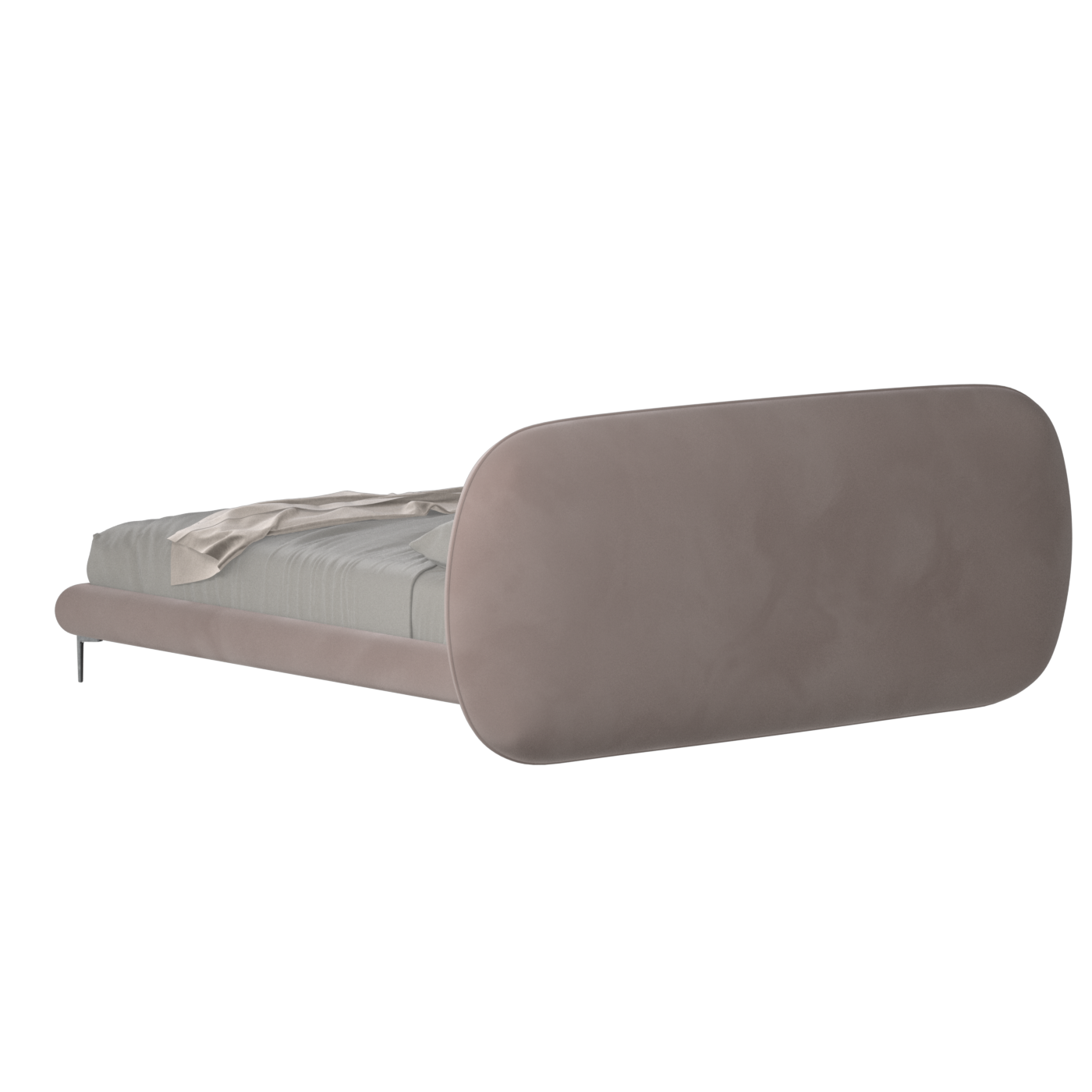 Bolzano Upholstered Bed with Curved Headboard