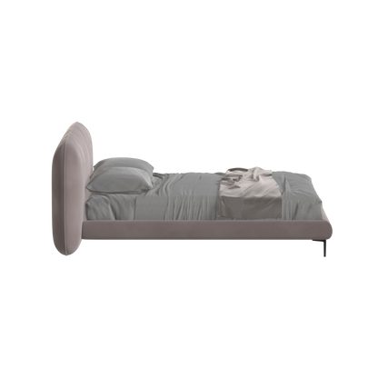 Bolzano Upholstered Bed with Curved Headboard