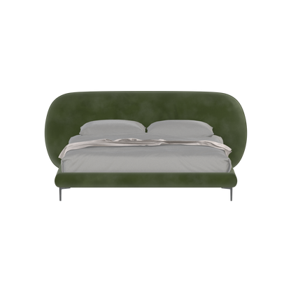 Bolzano Upholstered Bed with Curved Headboard