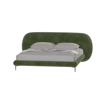 Bolzano Upholstered Bed with Curved Headboard