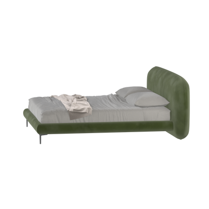 Bolzano Upholstered Bed with Curved Headboard