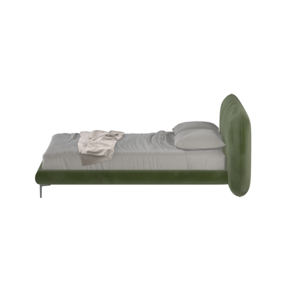 Bolzano Upholstered Bed with Curved Headboard