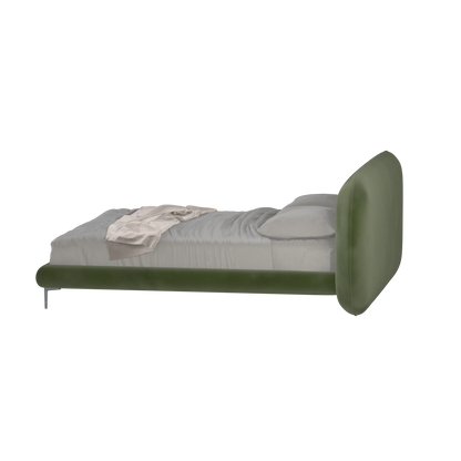 Bolzano Upholstered Bed with Curved Headboard