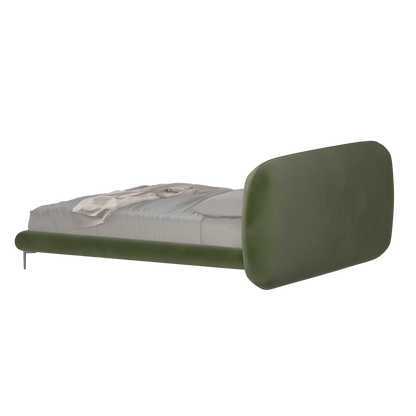 Bolzano Upholstered Bed with Curved Headboard