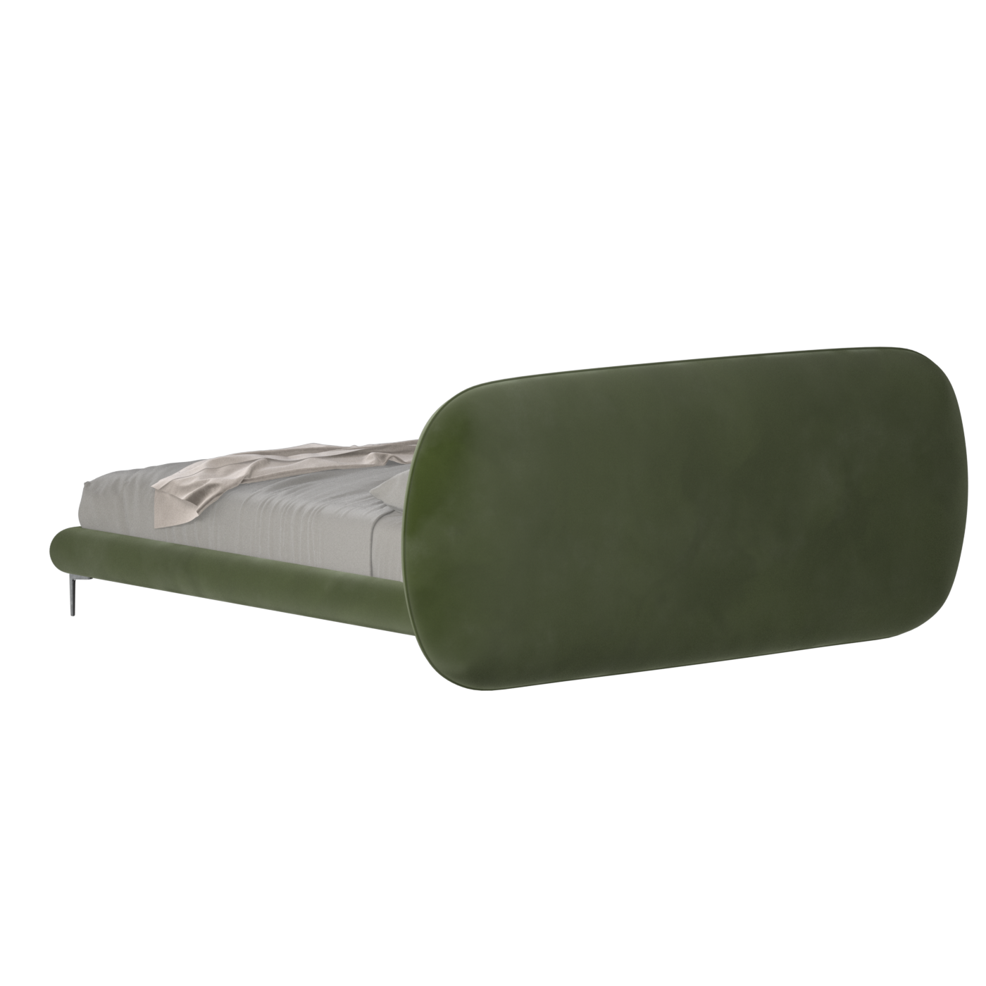 Bolzano Upholstered Bed with Curved Headboard