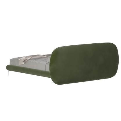 Bolzano Upholstered Bed with Curved Headboard