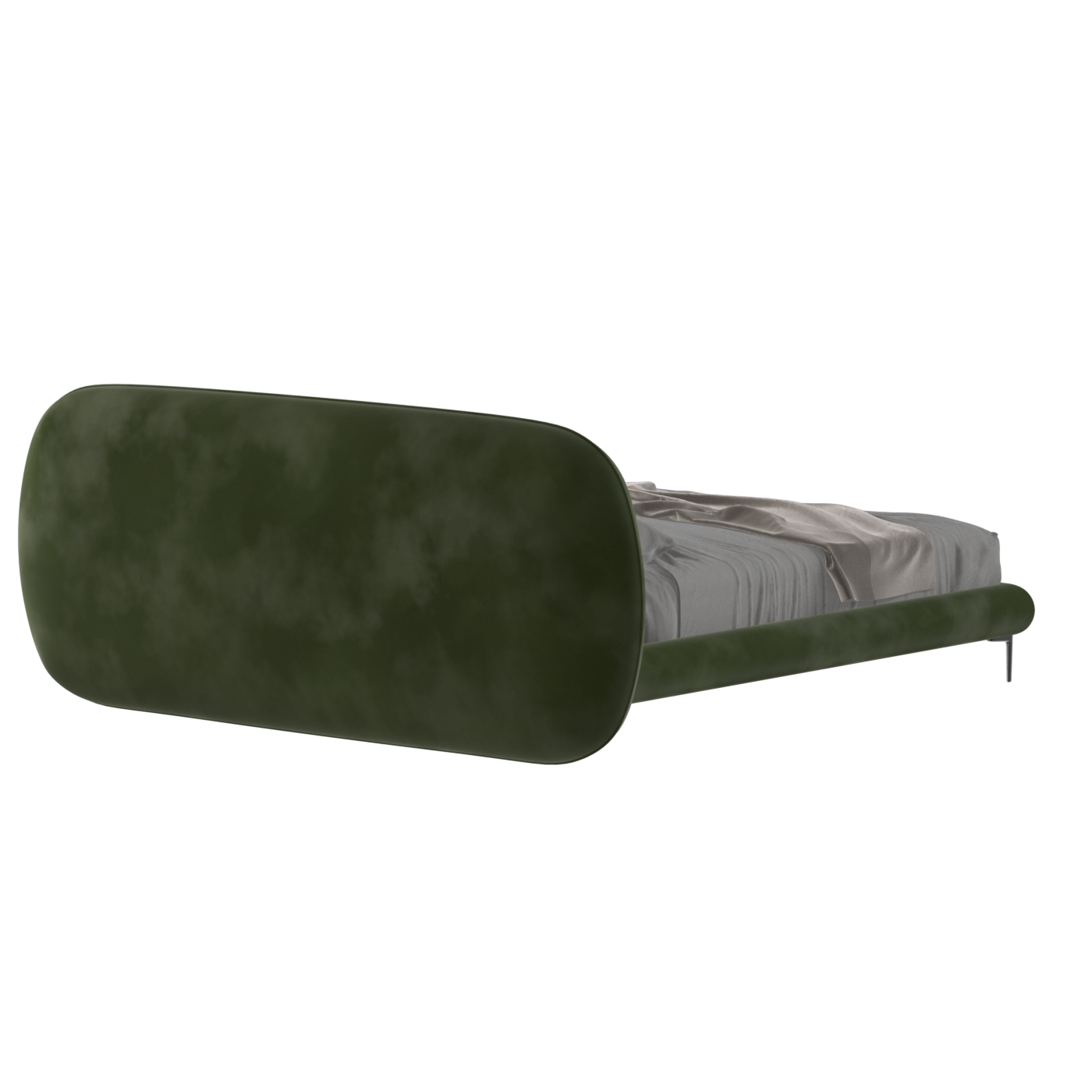 Bolzano Upholstered Bed with Curved Headboard