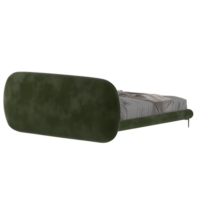 Bolzano Upholstered Bed with Curved Headboard