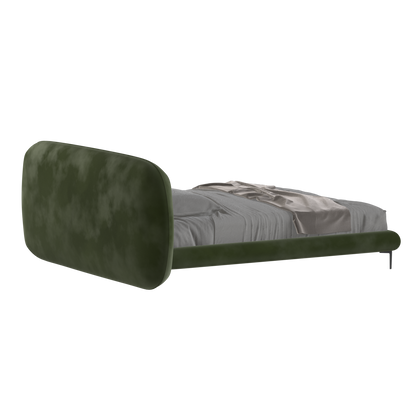 Bolzano Upholstered Bed with Curved Headboard