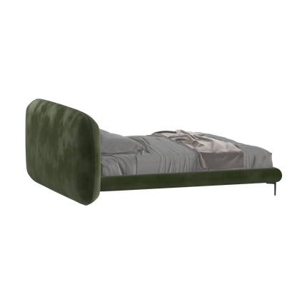 Bolzano Upholstered Bed with Curved Headboard