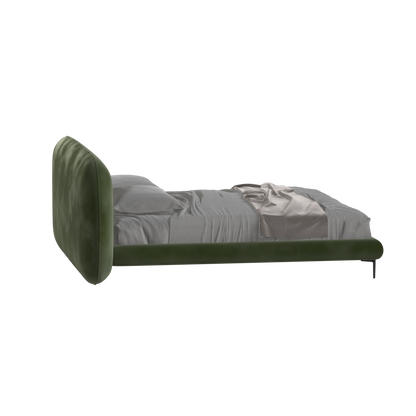 Bolzano Upholstered Bed with Curved Headboard
