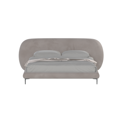 Bolzano Upholstered Bed with Curved Headboard
