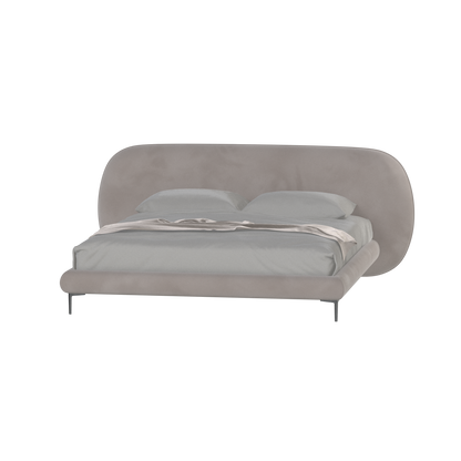 Bolzano Upholstered Bed with Curved Headboard
