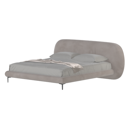 Bolzano Upholstered Bed with Curved Headboard