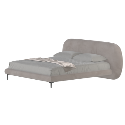 Bolzano Upholstered Bed with Curved Headboard