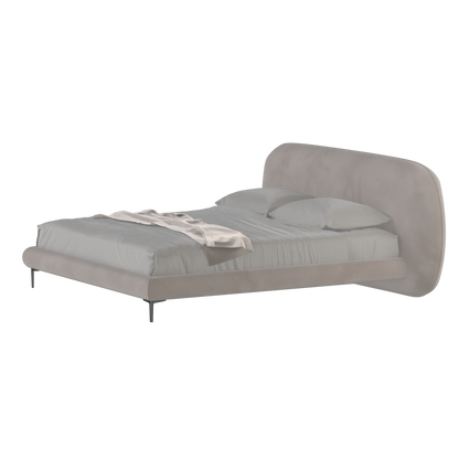 Bolzano Upholstered Bed with Curved Headboard