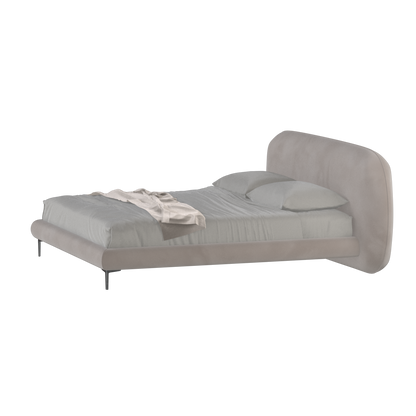 Bolzano Upholstered Bed with Curved Headboard