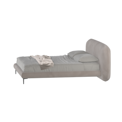Bolzano Upholstered Bed with Curved Headboard
